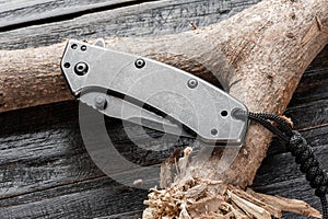 Stainless steel pocketknife