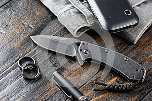 Stainless steel pocketknife