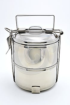 Stainless steel portable carry tiffin canister