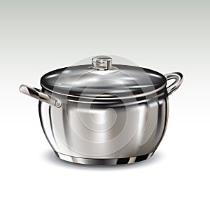 Stainless steel pot