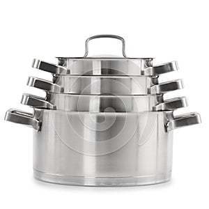 Stainless steel pots