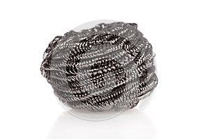 Stainless steel scouring pad