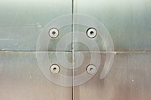 Stainless steel screws and panels