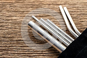Stainless steel straws for reusable and reduce the use of plastic straw