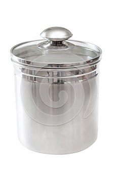 Stainless steel sugar canister