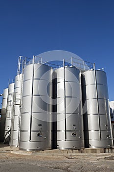 Stainless steel tanks