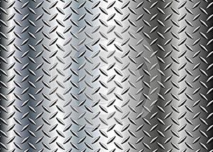 Stainless steel texture metallic, diamond pattern metal sheet texture background