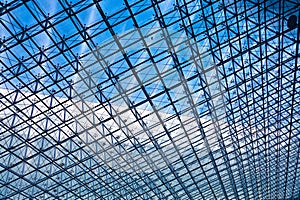 Stainless steel truss roof