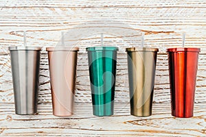 Stainless and tumbler cup photo
