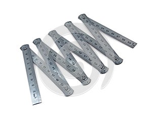 Stainlessl folding ruler