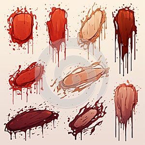 Stains on White Creative Splatters