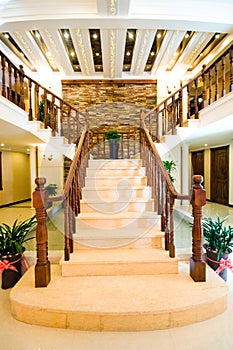 Stair case foyer