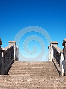 Stair and sky