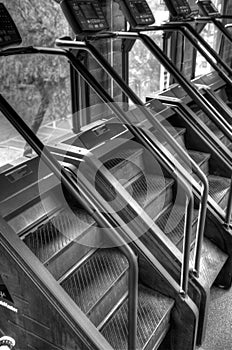 Stair Step Machines at Exercise Gym