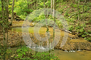 Stair Step Travertine Water Formation