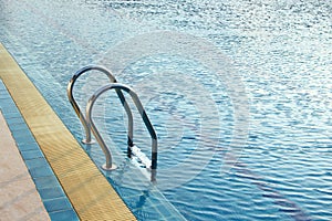 Stair of swimming pool