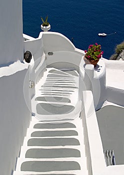 Stair to the sea, Santorini