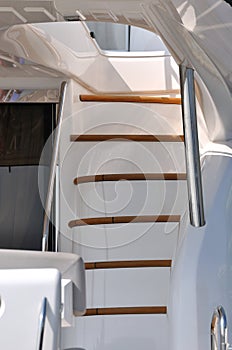 Stair in yacht