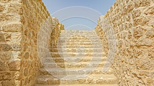 Staircase at Al Qalat Fort, Qal`at al-Bahrain