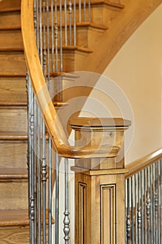 Staircase Banister Close Up