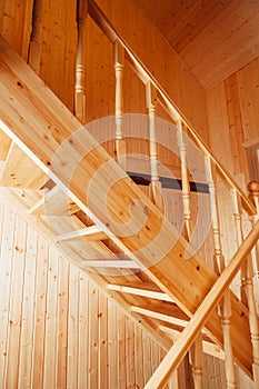 Staircase and banisters