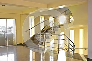 Staircase in building hotel