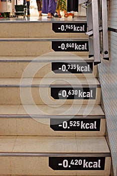Staircase calories burnt