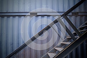 Staircase of the container house