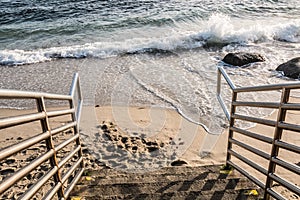 Staircase Down to Beach