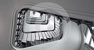 Staircase from downstair