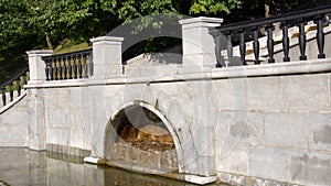 Staircase with fountain \