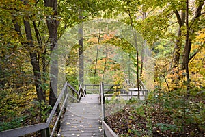 Staircase at Glen Stewart Ravine, Toronto, Ontario