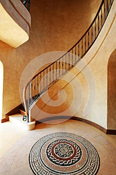 Staircase in a historic building