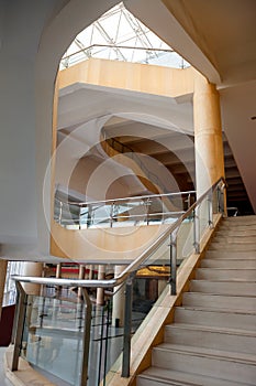 Staircase in hotel