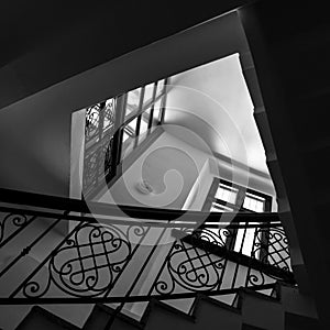 Staircase interior.