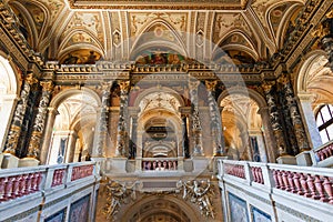 Staircase in Kunsthistorisches Museum