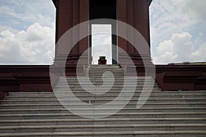 Staircase leading to Independence Monument in Phnom Penh, Cambodia