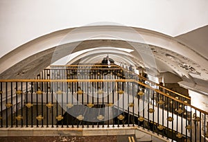 Staircase in Moscow metro