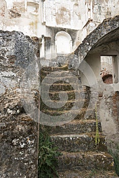 Staircase ruine from Moura castle