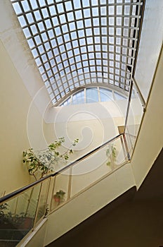 Staircase and skylight