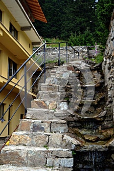 Staircase with special steps