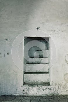 Staircase to nowhere clean design ancient construction