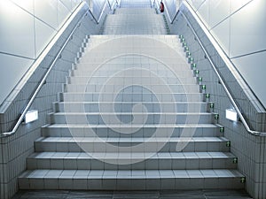 Staircase in underground passage