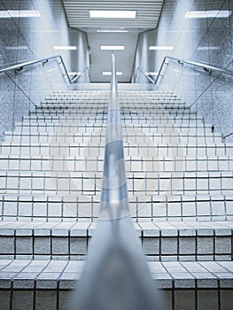 Staircase in underground passage