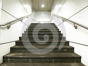 Staircase in underground passage