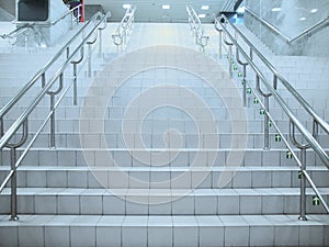 Staircase in underground passage