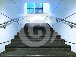 Staircase in underground passage