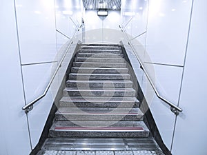 Staircase in underground passage