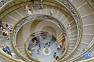 Staircase in the Vatican Museums