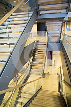 Staircases in modern building